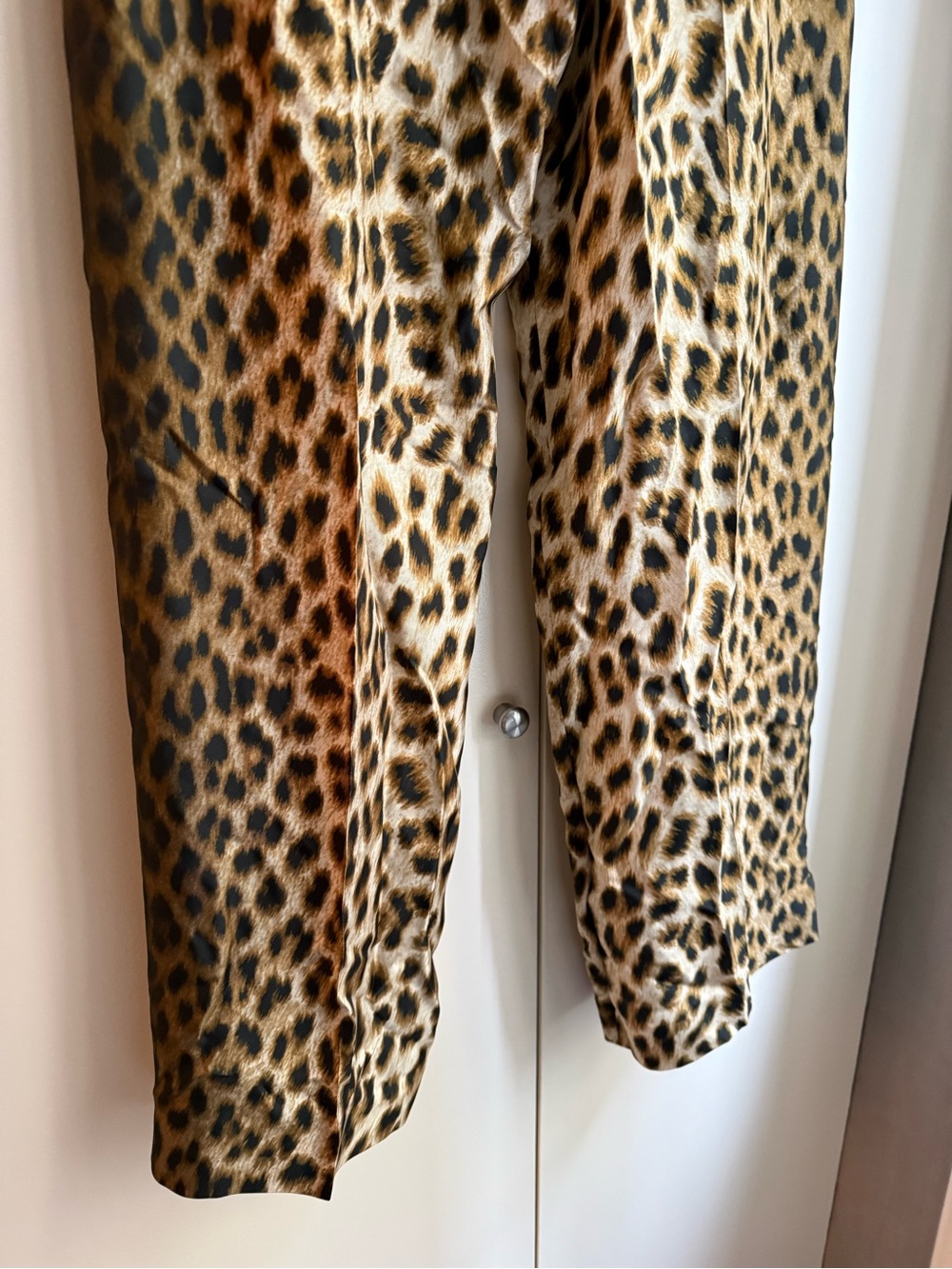 Sportmax Leopard-Print Silk Pants - Picture 7 of 8